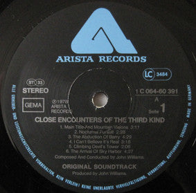 John Williams (4) -Close Encounters Of The Third Kind (Original Motion Picture Soundtrack)