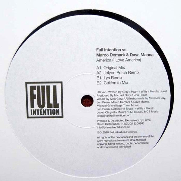 Full Intention vs Marco Demark & Dave Manna -America (I Love America)