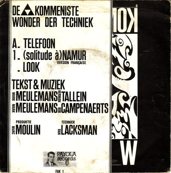 De Kommeniste -Wonder Der Techniek