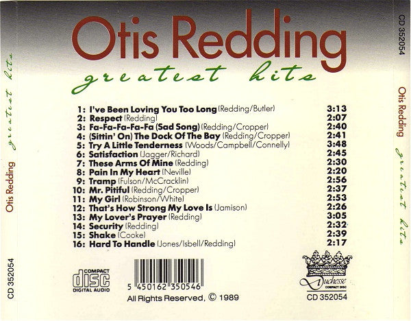 Otis Redding -Greatest Hits