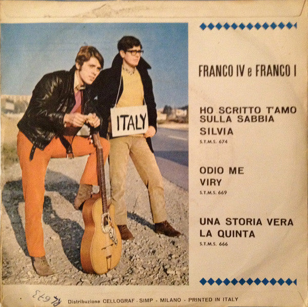 Franco IV E Franco I -Ho Scritto T'Amo Sulla Sabbia