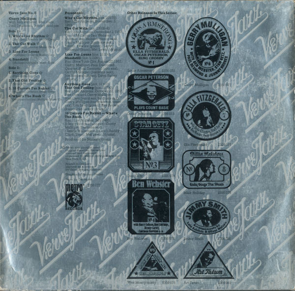 Gerry Mulligan With Ben Webster, Stan Getz, Paul Desmond &amp; Johnny Hodges - Verve Jazz No. 6