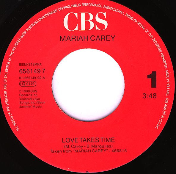 Mariah Carey -Love Takes Time