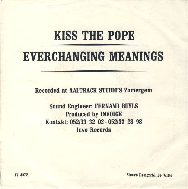 Invoice - Kiss The Pope