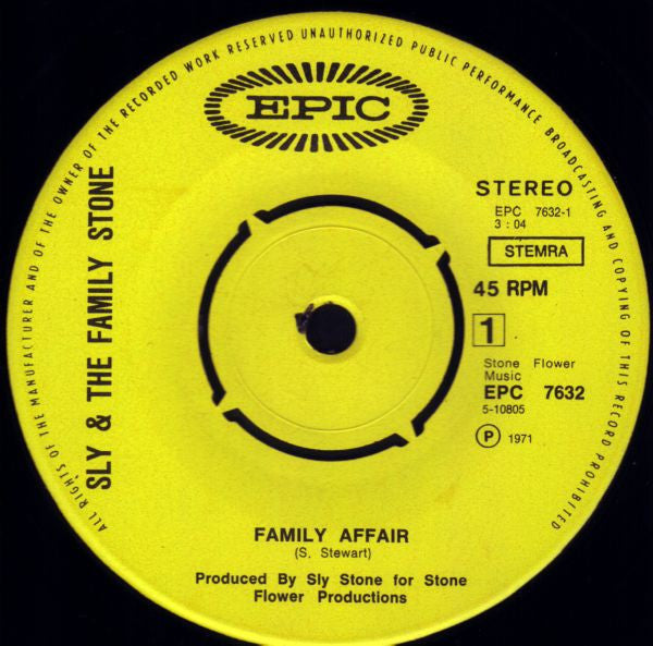 Sly & The Family Stone -Family Affair