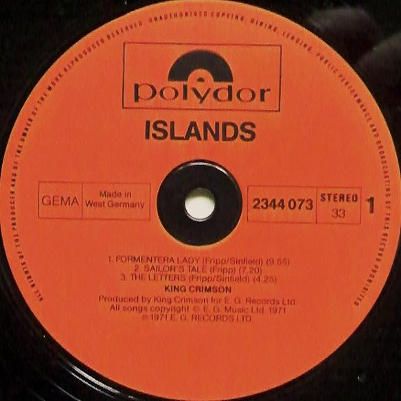 King Crimson -Islands