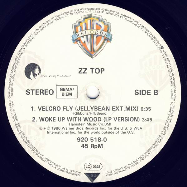 ZZ Top -Velcro Fly (Extended Mix)