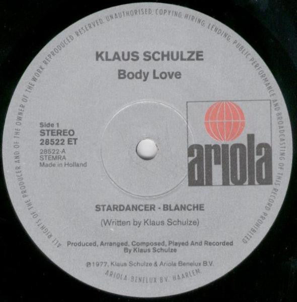 Klaus Schulze -Body Love