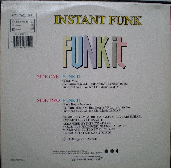 Instant Funk -Funk It (Vocal Mix)