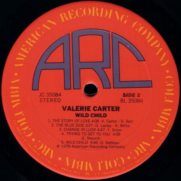 Valerie Carter -Wild Child