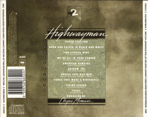 Waylon Jennings / Willie Nelson / Johnny Cash / Kris Kristofferson -Highwayman 2
