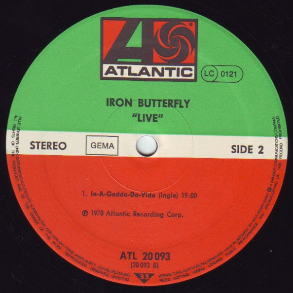 Iron Butterfly -Live