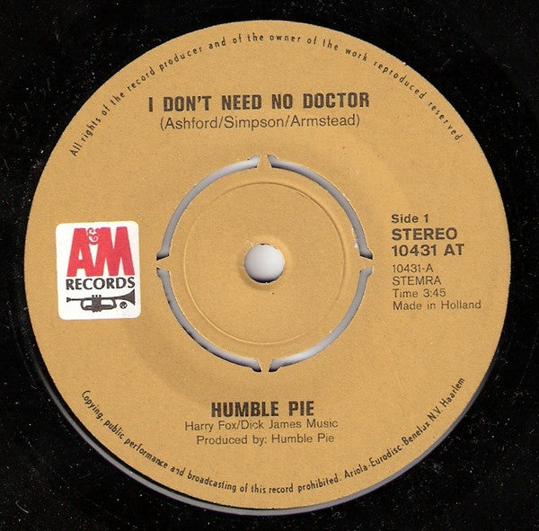 Humble Pie -I Don't Need No Doctor