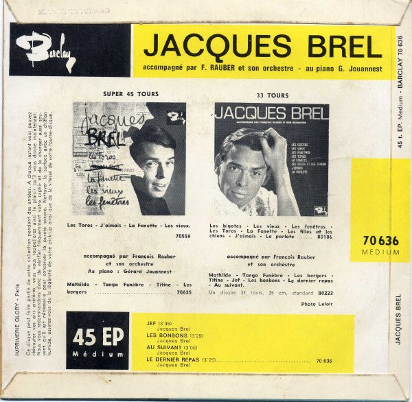 Jacques Brel -Jef