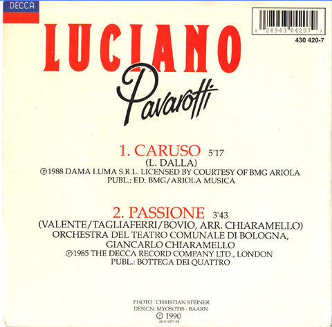 Luciano Pavarotti -Caruso