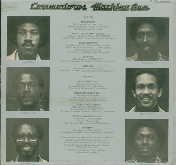 Commodores -Machine Gun