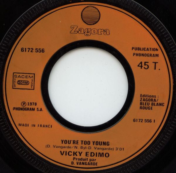 Vicky Edimo -You're Too Young