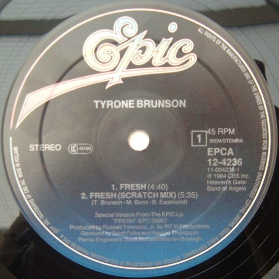 Tyrone Brunson -Fresh