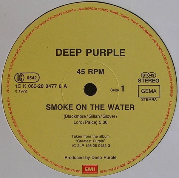 Deep Purple -Smoke On The Water