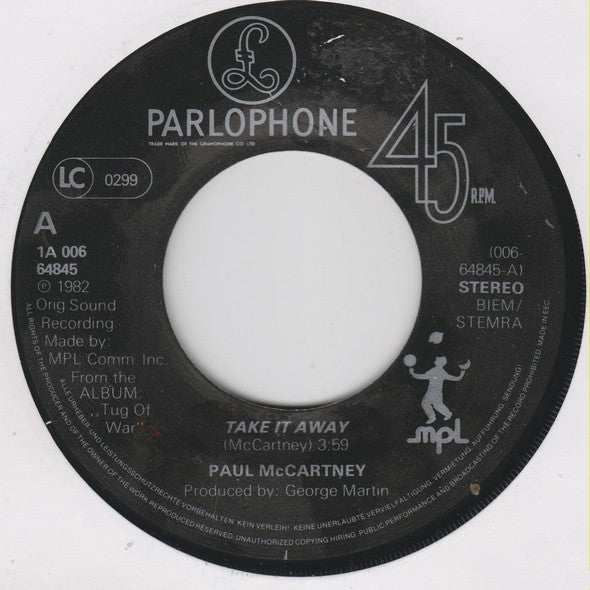 Paul McCartney -Take It Away