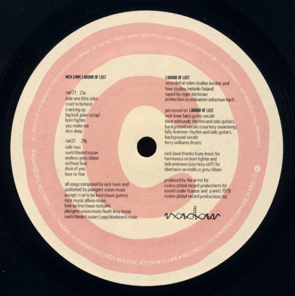Nick Lowe -Labour Of Lust