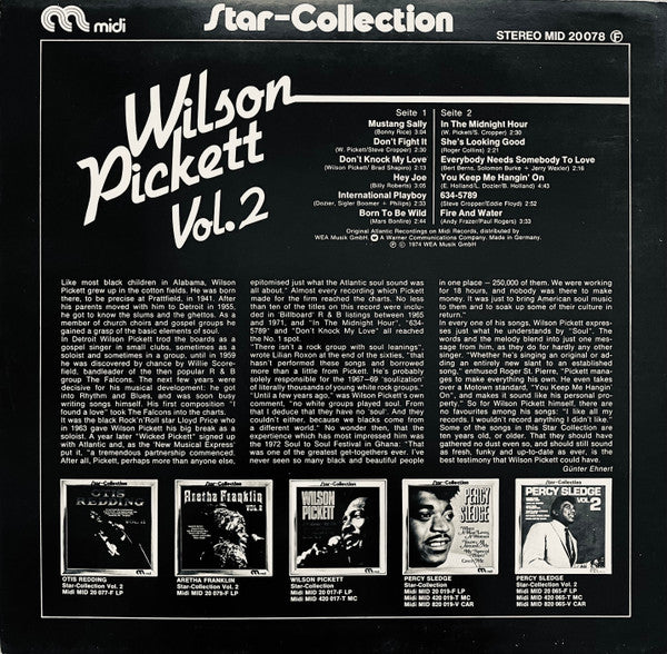 Wilson Pickett -Star-Collection Vol. 2