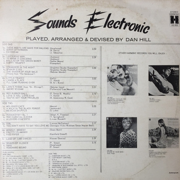 Dan Hill (2) -66/33 Sounds Electronic