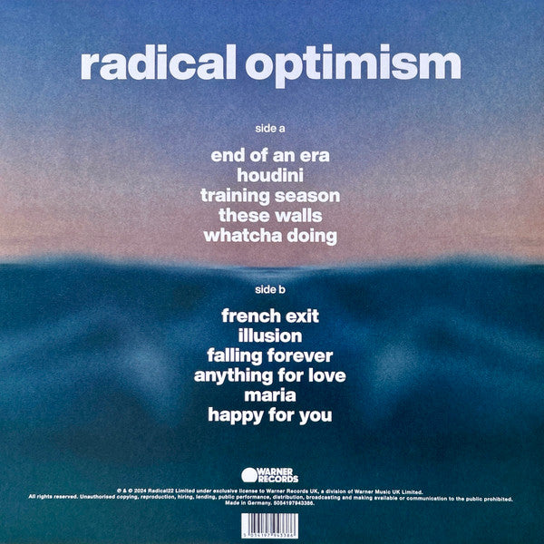 Dua Lipa -Radical Optimism