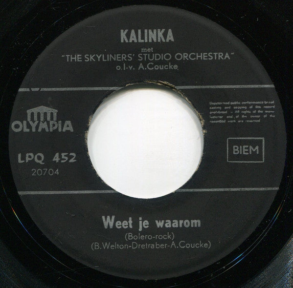 Kalinka -Weet Je Waarom