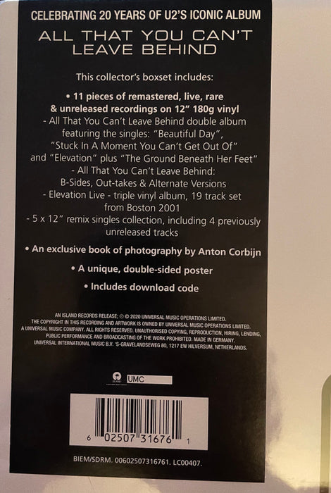 U2 - All That You Can't Leave Behind