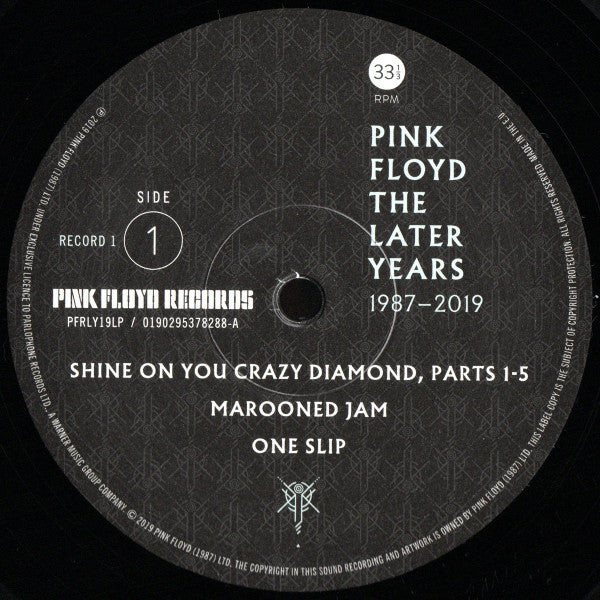 Pink Floyd -The Later Years 1987-2019