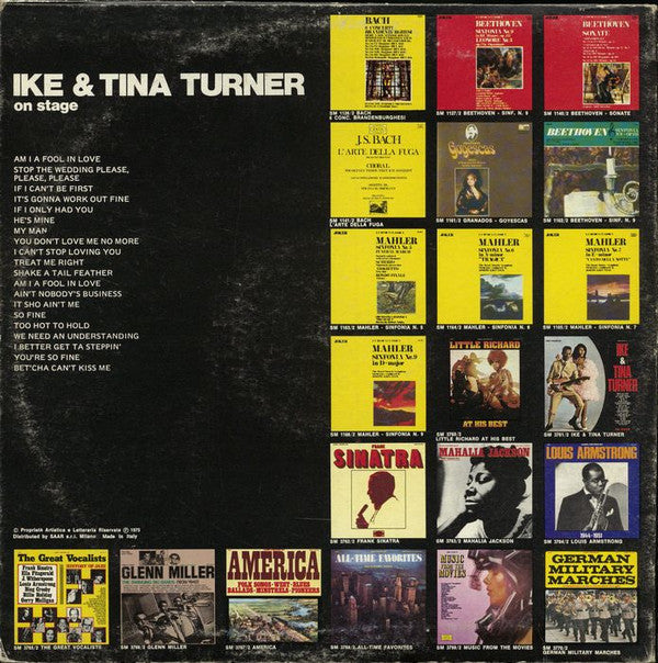 Ike & Tina Turner -On Stage