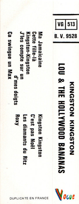 Lou And The Hollywood Bananas* -Kingston Kingston