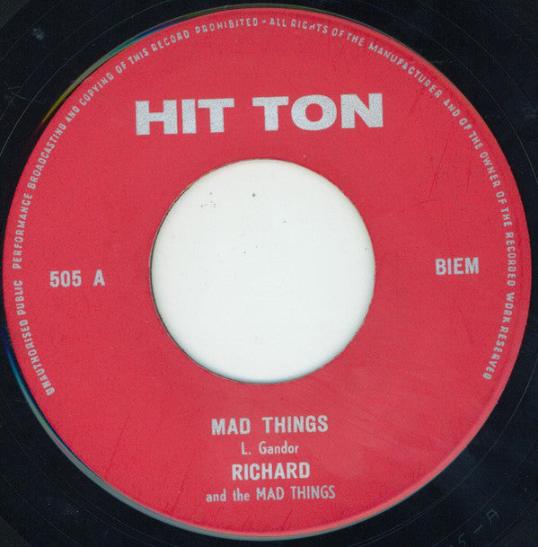 Richard And The Mad Things -Mad Things / Tell Me