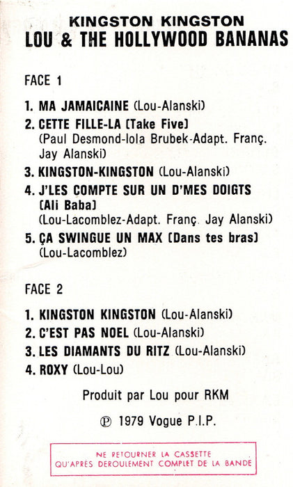 Lou And The Hollywood Bananas* -Kingston Kingston