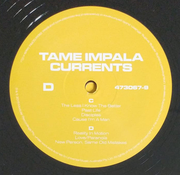 Tame Impala -Currents