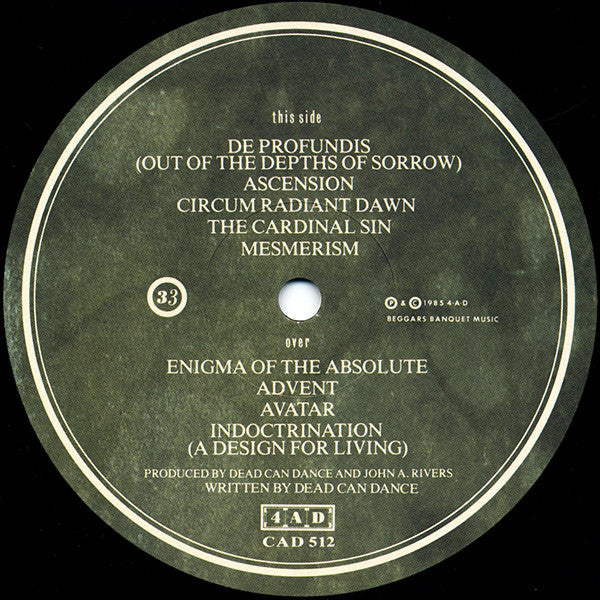 Dead Can Dance -Spleen And Ideal