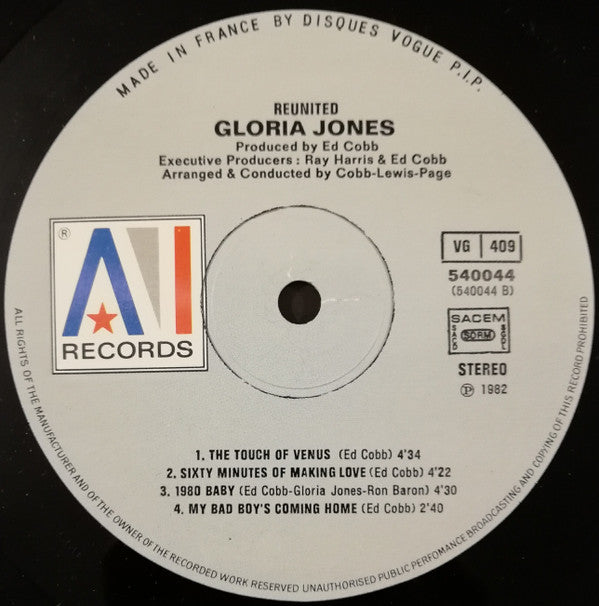 Gloria Jones -Reunited