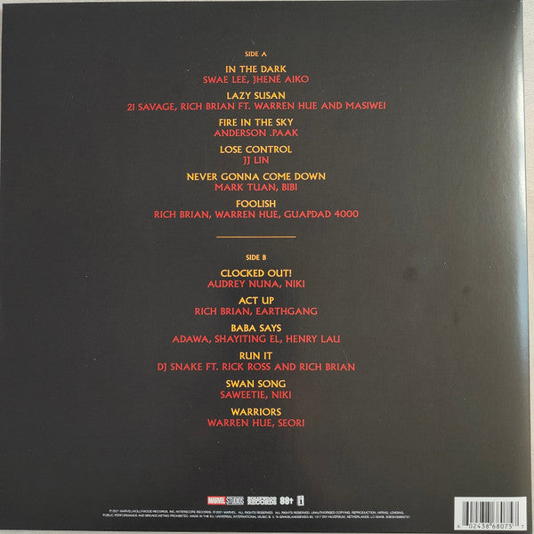 Various - Shang-Chi And The Legend Of The Ten Rings (The Album)