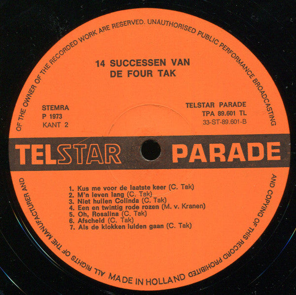 De Four Tak -14 Successen Van De Four Tak