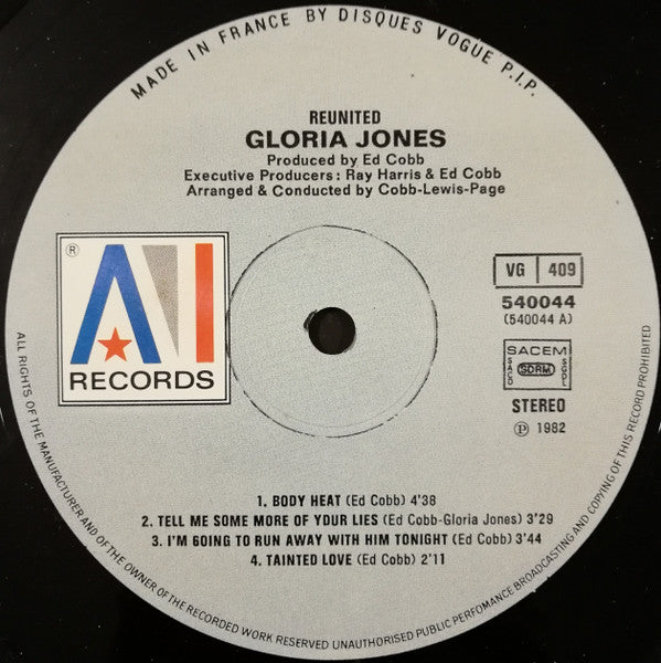 Gloria Jones -Reunited