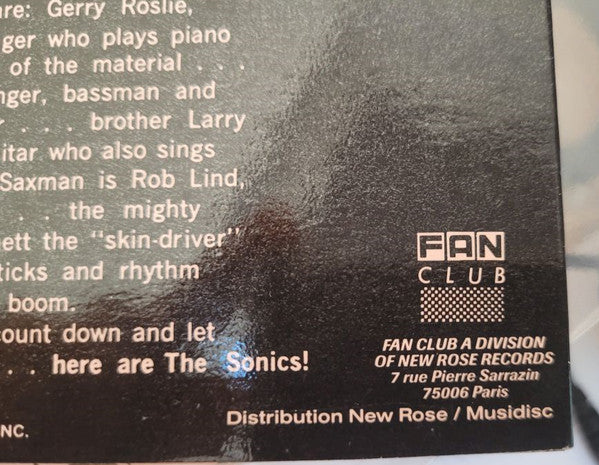 The Sonics -Here Are The Sonics