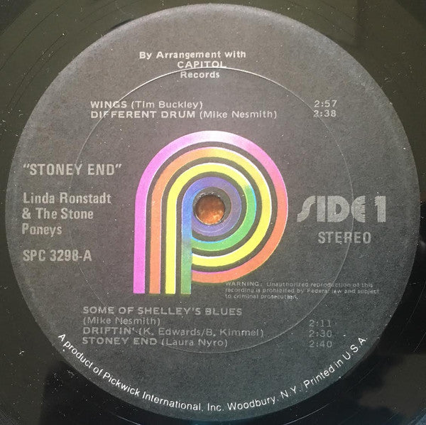 Linda Ronstadt & The Stone Poneys -Stoney End
