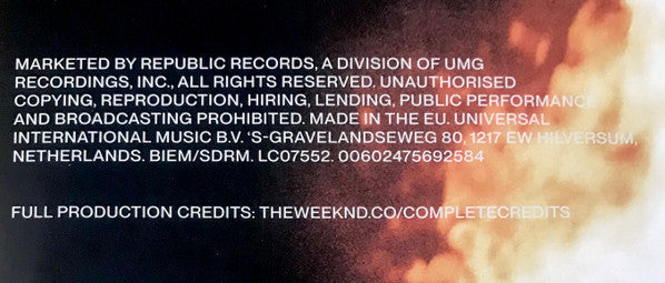 The Weeknd -Hurry Up Tomorrow