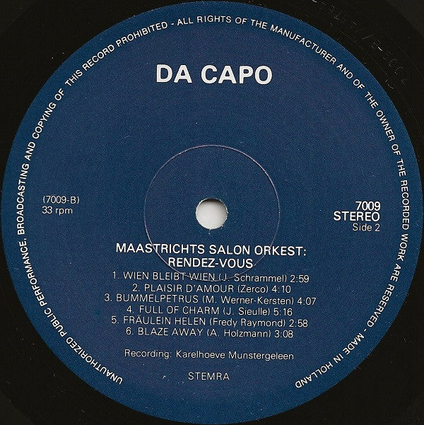 Maastrichts Salon Orkest - Rendez-vous