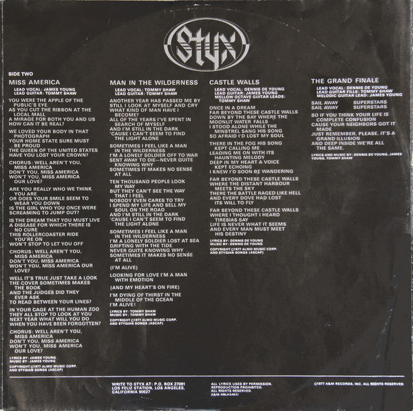 Styx - The Grand Illusion