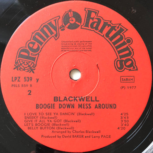 Blackwell -Boogie Down Mess Around