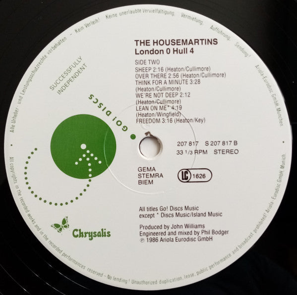 The Housemartins -London 0 Hull 4