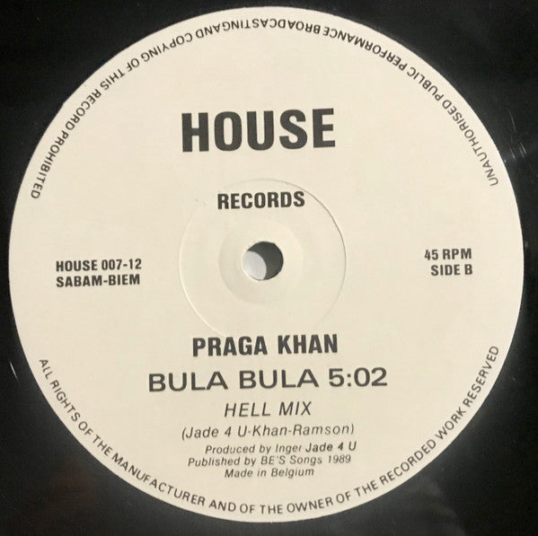 Praga Khan - Bula Bula