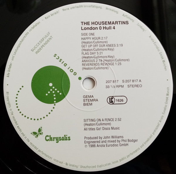 The Housemartins -London 0 Hull 4